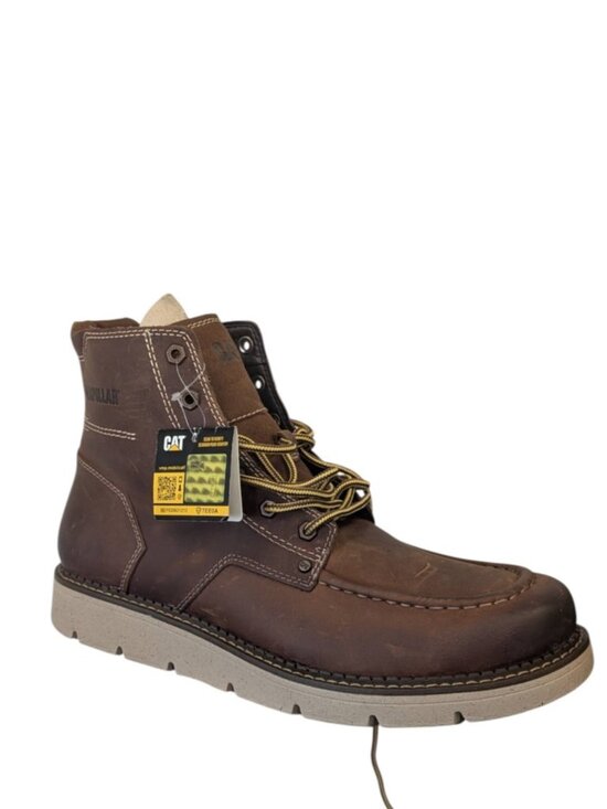 CAT Mens Covert Lace up Boots, 13 Medium, Brown Size 13 - O
